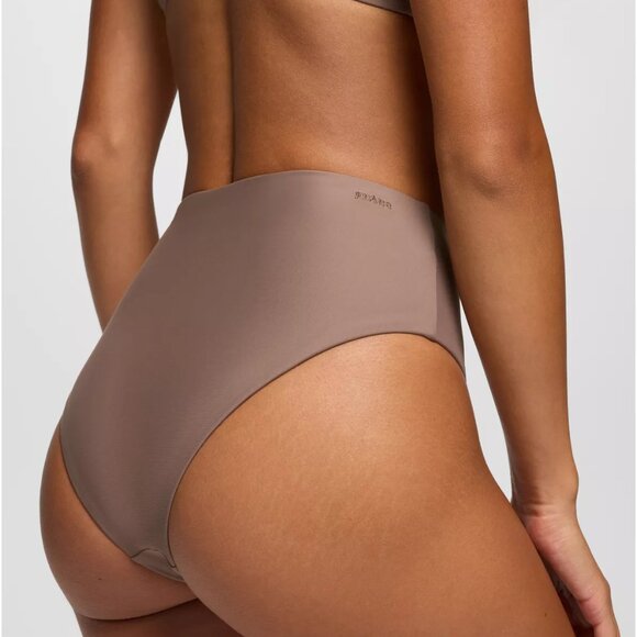 prAna Lahari High Rise Swim Bottom Size M | NWT | Carob Brown | Eco Swim - Picture 3 of 4